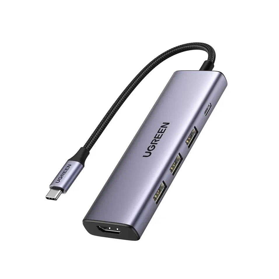 תחנת עגינה Ugreen 5 IN 1 100W PD 4K 30Hz HDMI