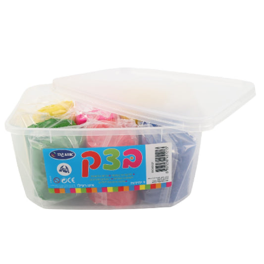 בצק גדול מעורב צבעים- 9 יח'
