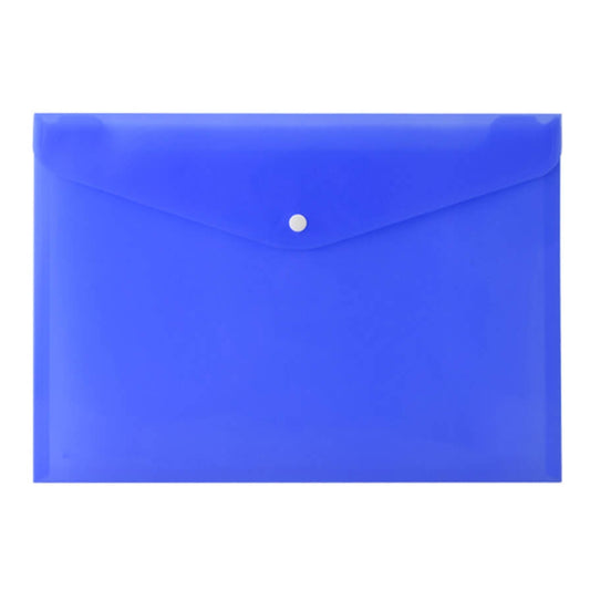מארז 10 תיקיות מעטפה פלסטי סגר תיק תק כחול