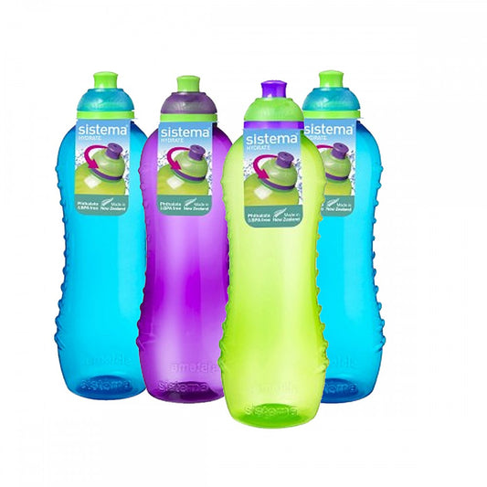 בקבוק שתייה 620 מ"ל Sistema Lunch מעורב צבעים