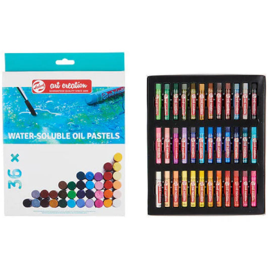 סט 36 גווני פסטל שמן מסיסים במים של Talens Art Creation