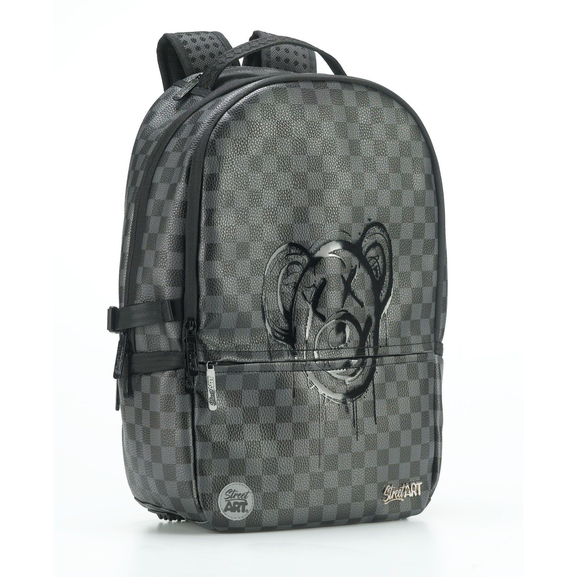 תיק גב Street Art Silver Bear Pu