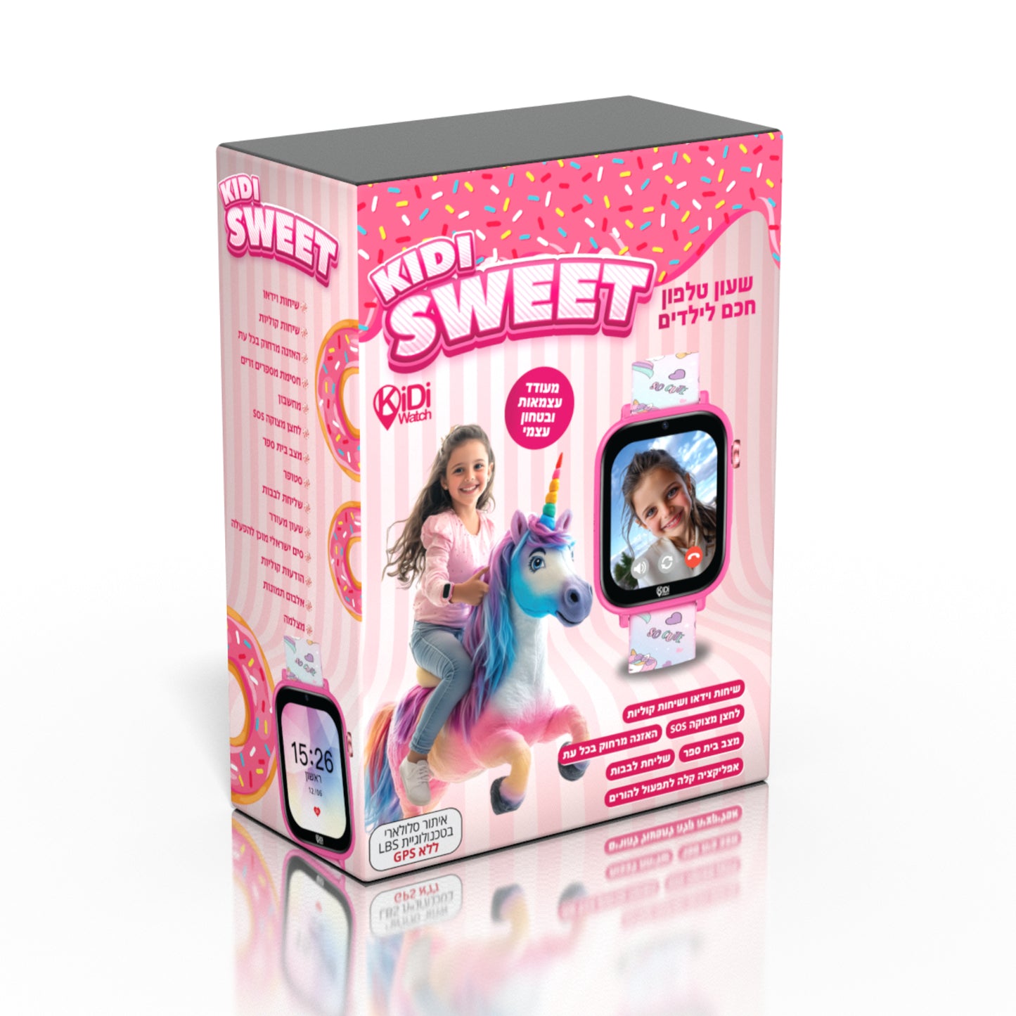 שעון חכם LBS 4G לילדים KidiWatch דגם MY KIDI