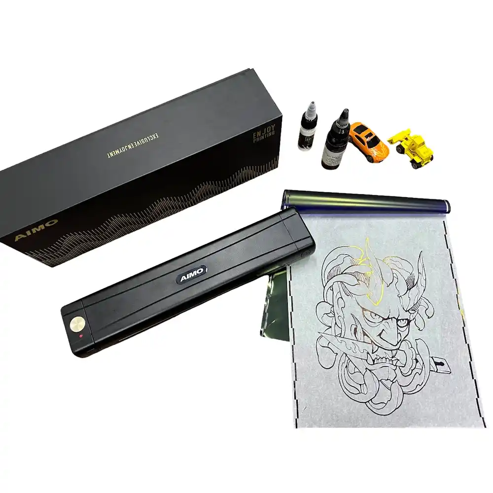 מדפסת תרמית מקצועית לקעקועים Aimo M08E-WS