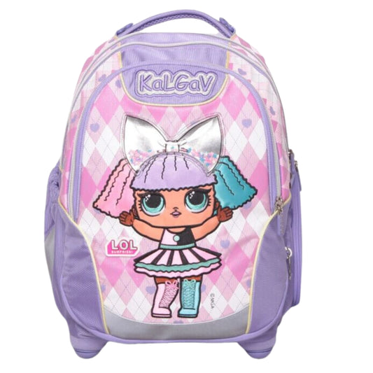 תיק גב אורטופדי X-Bag קל גב LOL ורוד - דגם 2024