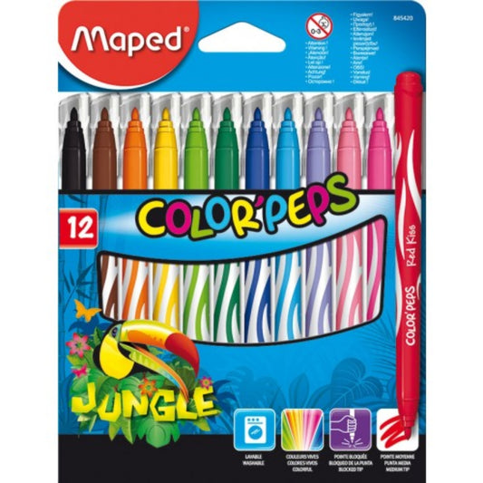 טוש רחיץ Maped Jungel  1/12