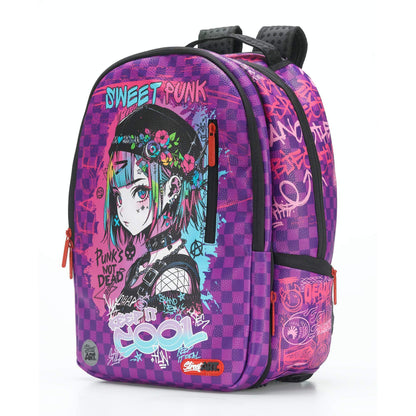 תיק גב 2 ב-1 Street Art Anime Sociaty PU