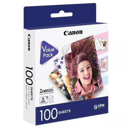דפי הדפסה למצלמה 100 יח' Canon Zoemini ZP-2030