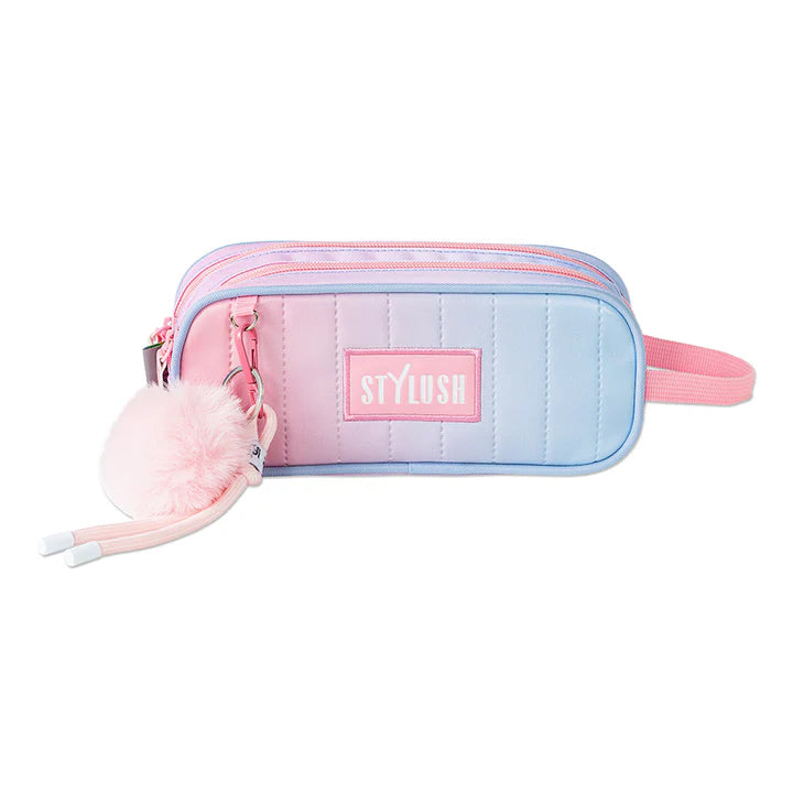 תיק גב ארגונומי 3 תאים + קלמר עם צ׳ארמים Stylush