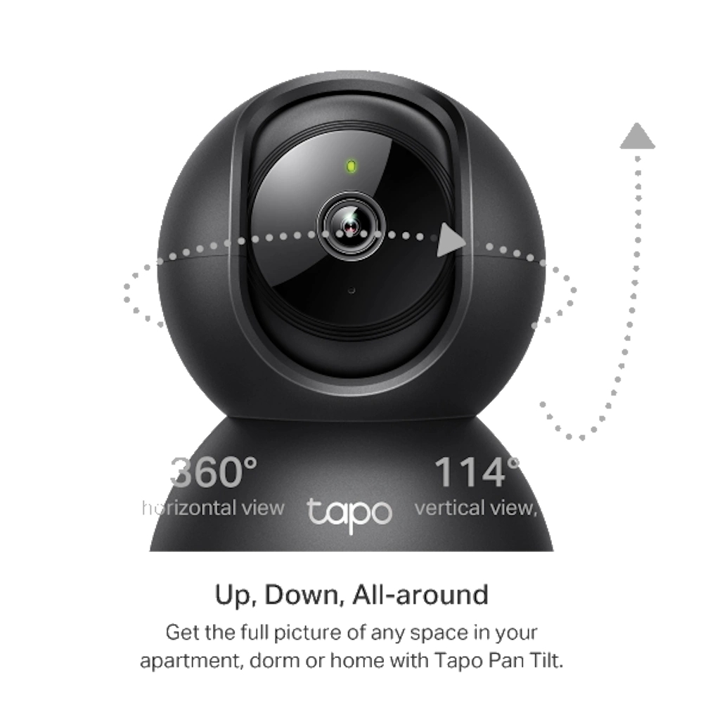 מצלמת אבטחה 360° Tapo C211 3MP מבית TP-LINK