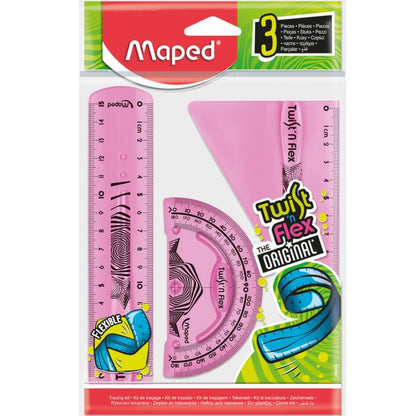 סט הנדסה גמיש 3 פריטים מעורב צבעים Maped