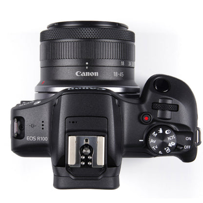 ערכת מצלמה + Canon Mirrorless R100+RF 18-45+SD Card 64g