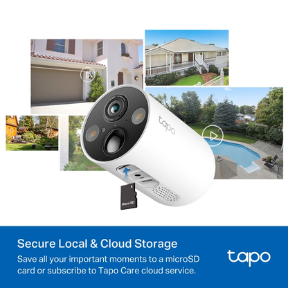 מצלמה 4mp+פאנל סולארי Tapo C425 Kit מבית Tp-link