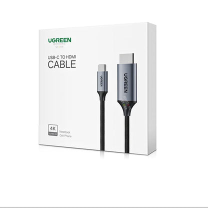 כבל שחור UGREEN 1.5M Type-C to HDMI