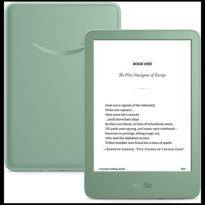 קורא ספרים Amazon Kindle 6" 16GB 300ppi 11th Gen2024 Matcha