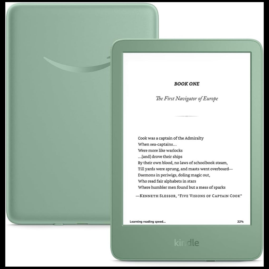 קורא ספרים Amazon Kindle 6" 16GB 300ppi 11th Gen2024 Matcha