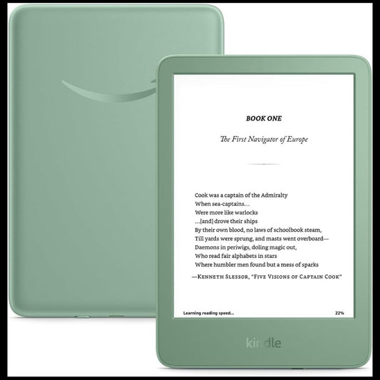 קורא ספרים Amazon Kindle 6" 16GB 300ppi 11th Gen2024 Matcha