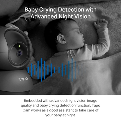 מצלמת אבטחה 360° Tapo C211 3MP מבית TP-LINK