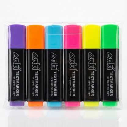 סט 6 טוש הדגשה  Arti