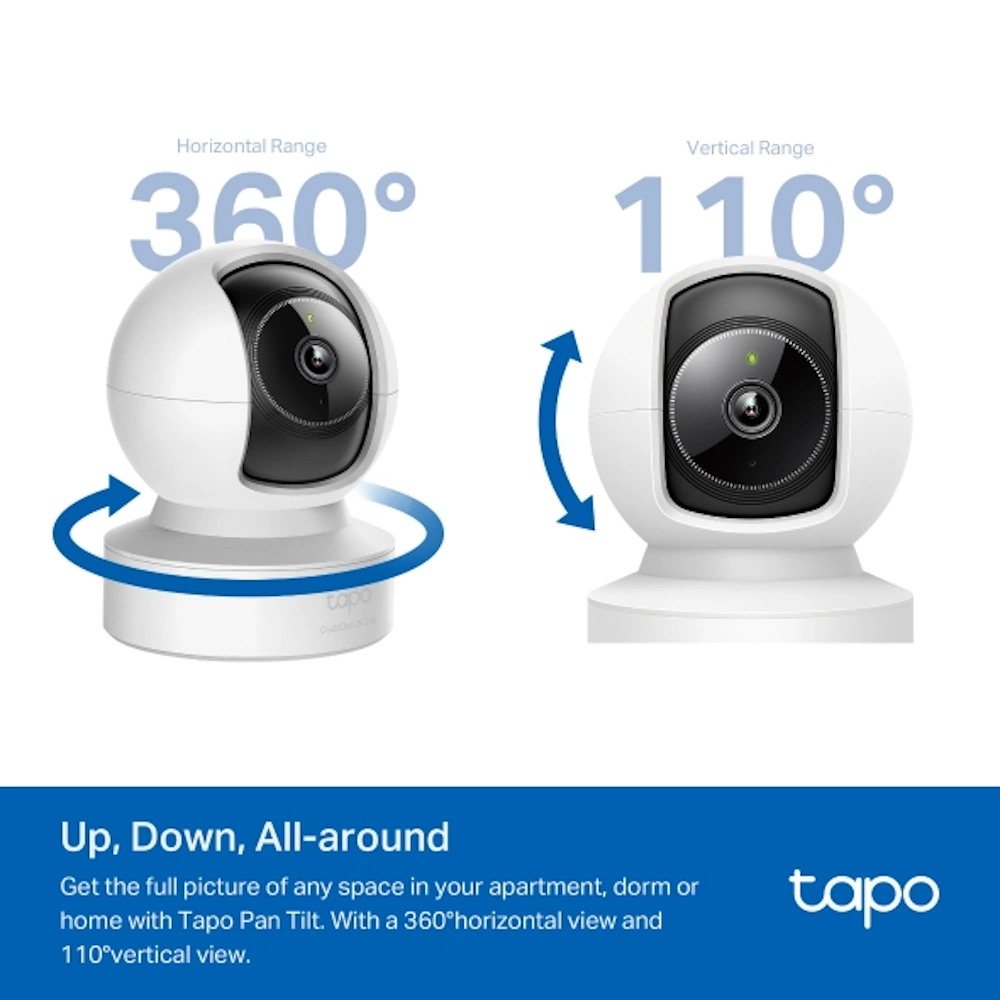 מצלמת אבטחה 360° Tapo C222 4MP מבית TP-LINK