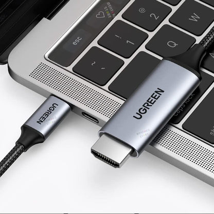 כבל שחור UGREEN 1.5M Type-C to HDMI