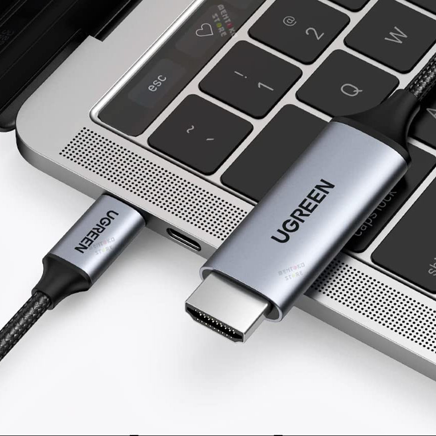 כבל שחור UGREEN 1.5M Type-C to HDMI