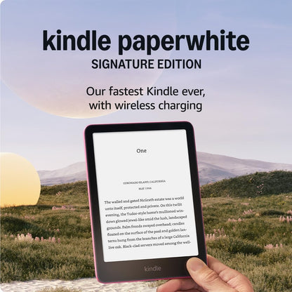 קורא ספרים Kindle PPW S.Edition-Raspberry 7/32/12th-no ADS