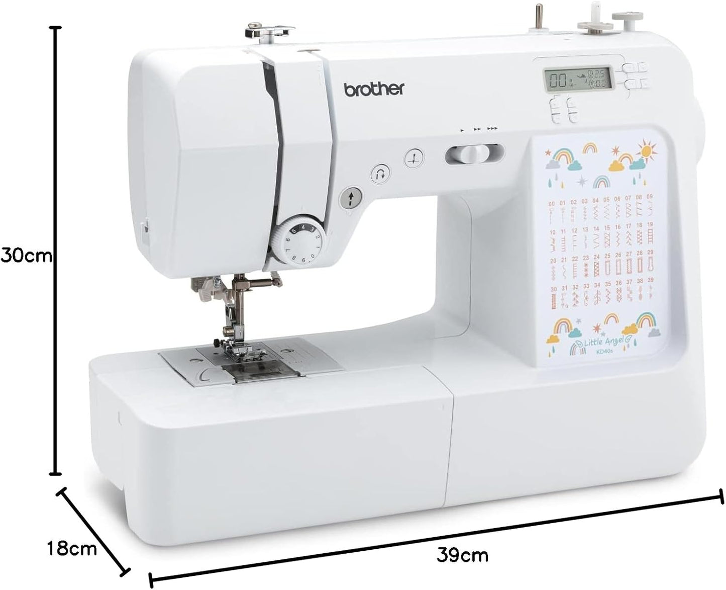 מכונת תפירה Brother KD40s Little Angel-White