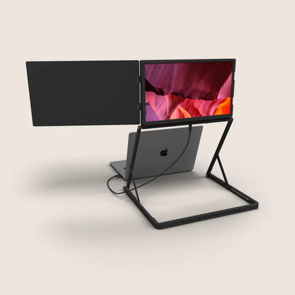 שלושה מסכים ניידים 15.6" Ofiyaa TriVision Pro