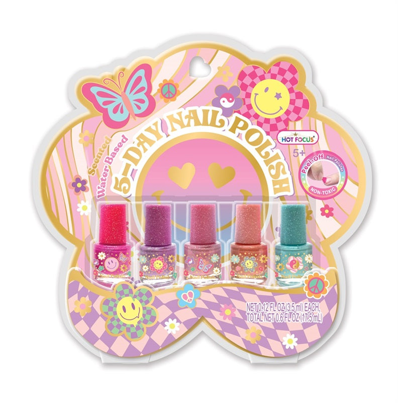 ערכת יצירה ציפורניים Hot Focus 5 Day Nail Polish