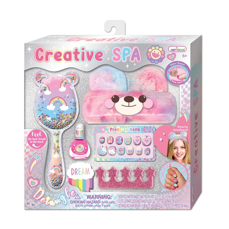ערכת יצירה - ציפורניים Hot Focus Creative Spatie Dye Butterfly