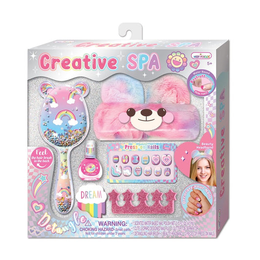 ערכת יצירה - ציפורניים Hot Focus Creative Spatie Dye Butterfly