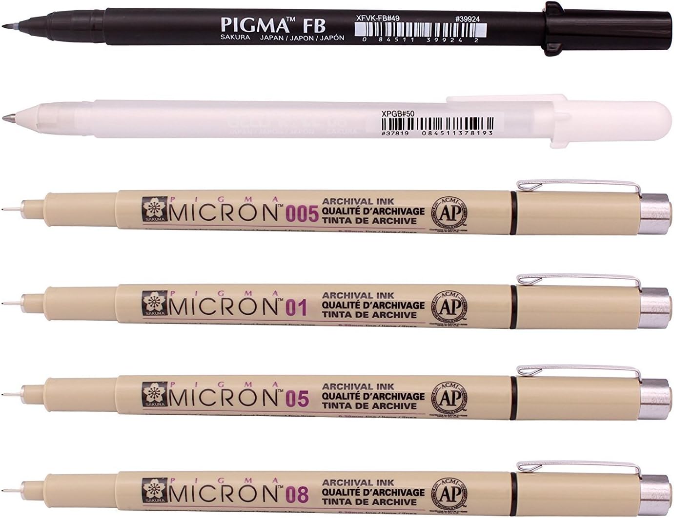 סט רפידוגרף מנגה Sakura Pigma - Kit Manga Basic