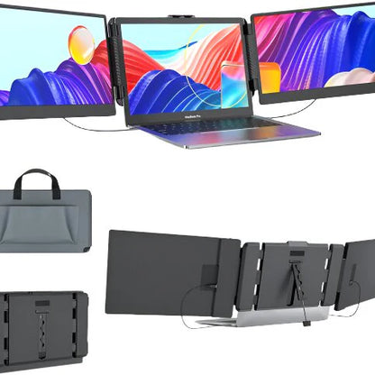 זוג מסכים ניידים 14" Ofiyaa Tri-Screen S2