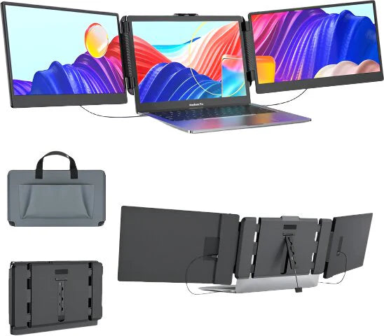 זוג מסכים ניידים 14" Ofiyaa Tri-Screen S2