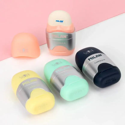 מחדד עם מחק Milan CAPSULE Silver  - מעורב צבעים