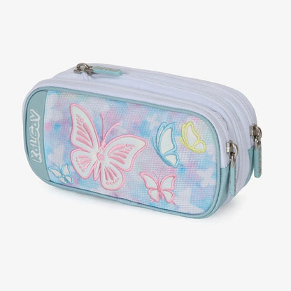 קלמר 2 תאים מתרחב BUTTERFLY ורוד בהיר 785676