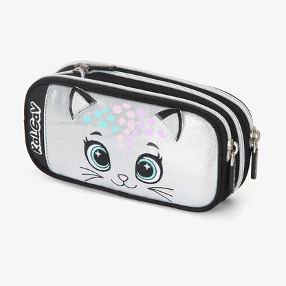קלמר 2 תאים מתרחב CAT שחור/כסוף 785678
