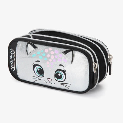 קלמר 2 תאים מתרחב CAT שחור/כסוף 785678