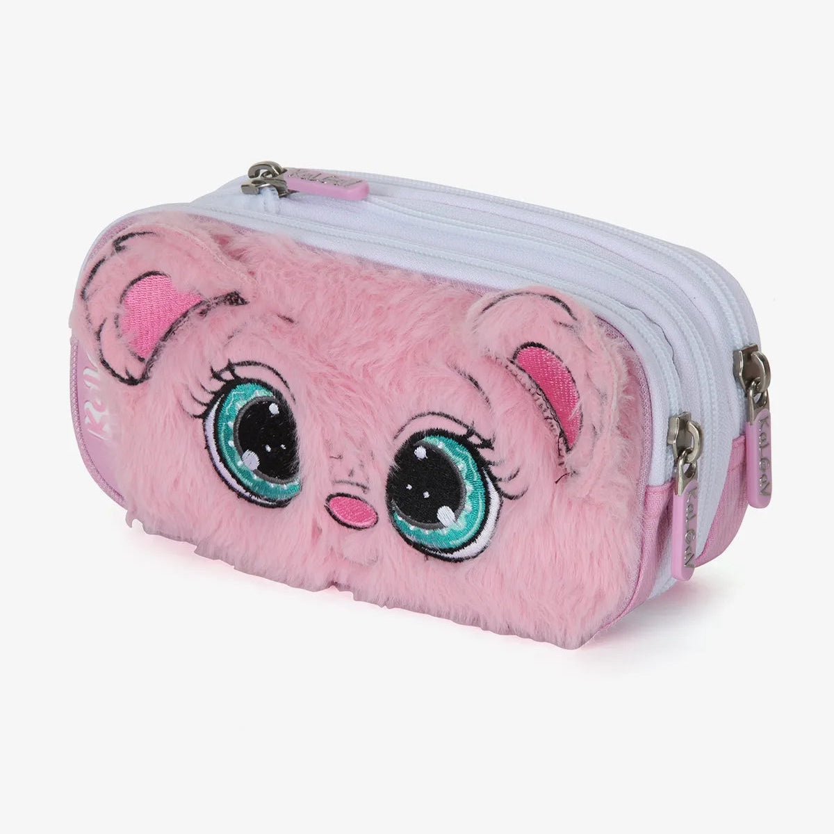 קלמר 2 תאים מתרחב KOALA ורוד/פרווה 785679