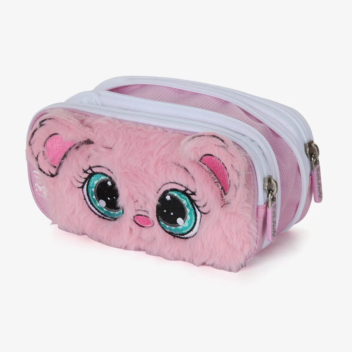 קלמר 2 תאים מתרחב KOALA ורוד/פרווה 785679
