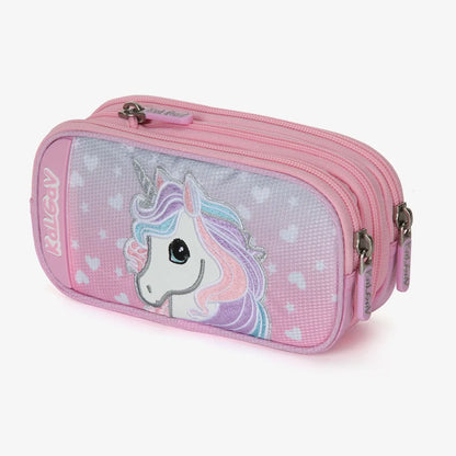 קלמר 2 תאים מתרחב UNICORN ורוד בהיר/גרדיאנט 785683