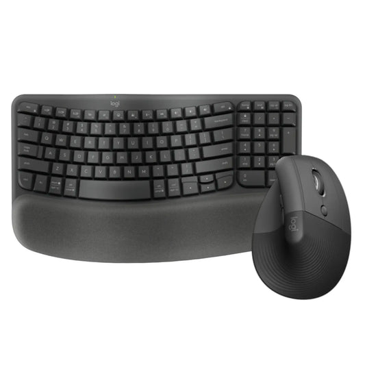 באנדל סט אלחוטי ארגונומי - Logitech