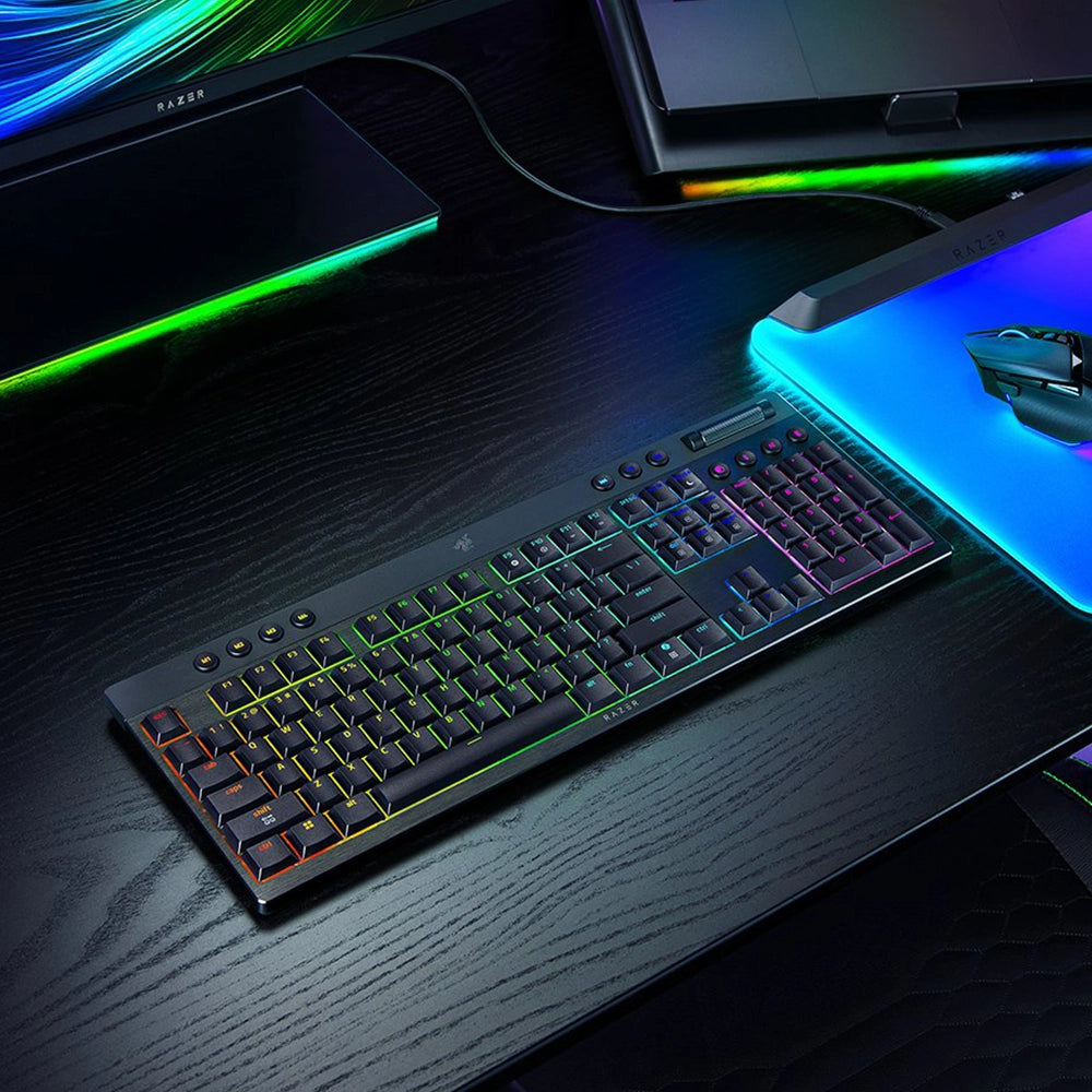 מקלדת מכנית אלחוטית-  RAZER BLACKWIDOW V4 LOW-PROFILE HYPERSPEED