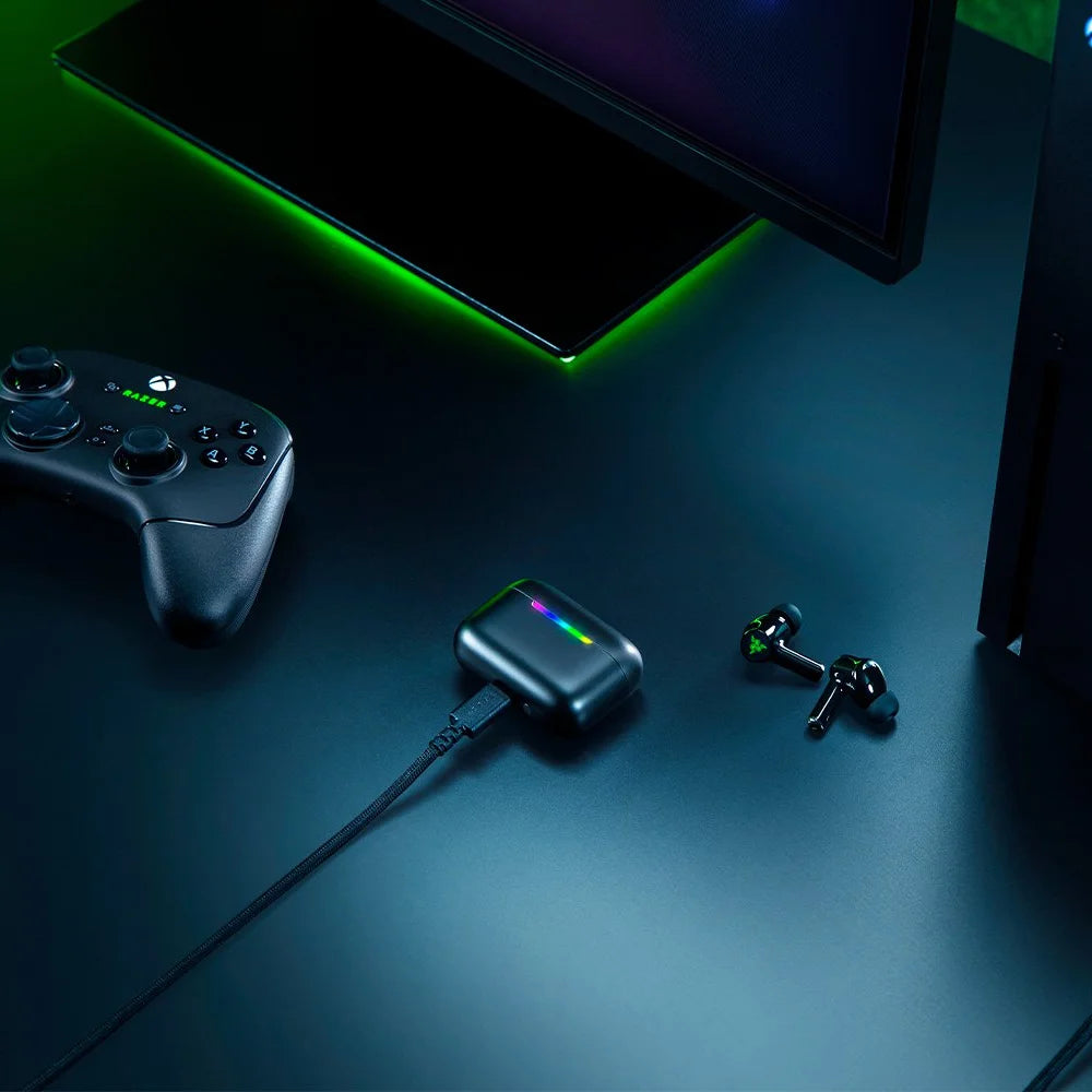 אוזניות גיימינג אלחוטיות RAZER HAMMERHEAD V3 X XBOX In-Ear