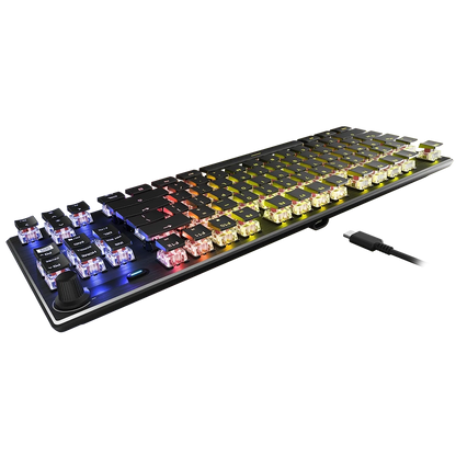 מקלדת מכנית קצרה TB VULCAN TKL RED-S