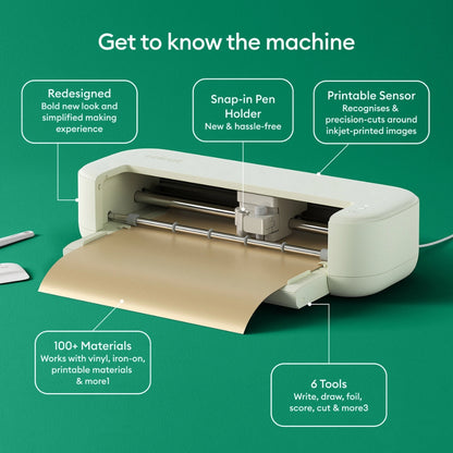 באנדל מכונה ואביזרים - Cricut Explore 5 + Essentials Bundle