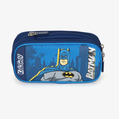 סט תיק טרולי אורטופדי וקלמר Itrolly Batman כחול
