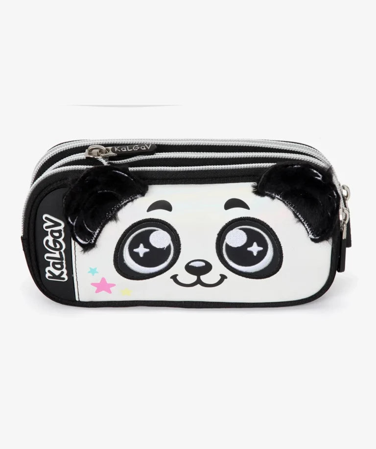 סט תיק טרולי אורטופדי וקלמר Itrolly Panda שחור/לבן