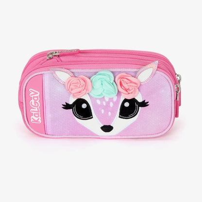 סט תיק טרולי אורטופדי וקלמר Itrolly Deer לילך